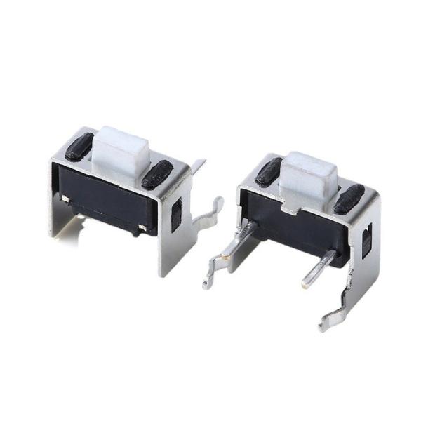 2Pins 3x6 Tact Switch With Bracket , Side Insert Or Horizontal Tactile Switch