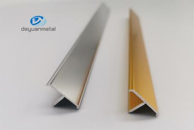 Perfil de alumínio da forma de 6063 T, guarnição de alumínio da transição da espessura da extrusão 0.8-1.2mm da trilha de T