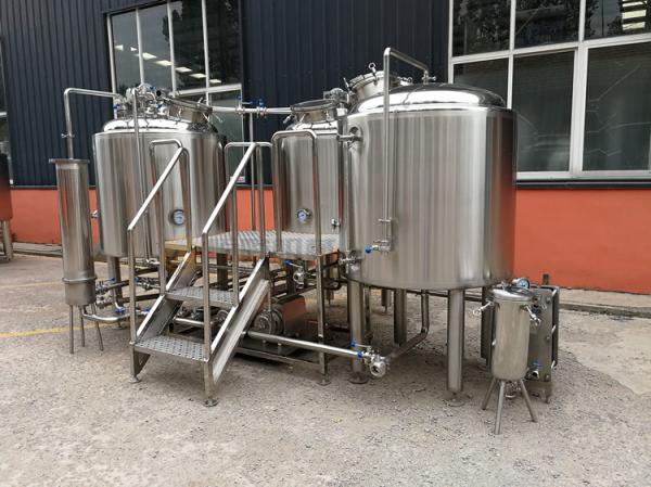 7 BBL Beer Making Equipment , Complete Microbrewery System Glycol Cooling System