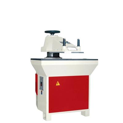 Máquina de corte de braço giratório hidráulico de 10T para sandálias em fábrica