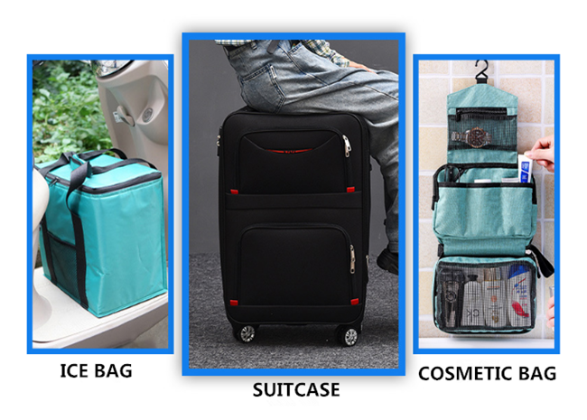 Paño reciclado del cochecito de la maleta del SGS 198GSM de Oxford del telar jacquar del ANIMAL DOMÉSTICO