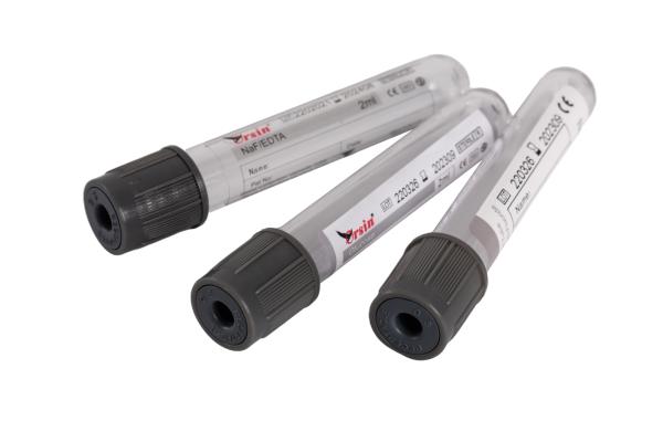 Glass Or PET Sodium Fluoride Glucose NaF Tube 10ml Glucose Grey Top Blood Test