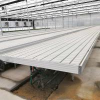 Greenhouse Hydroponic Soilless Culture Ebb Flood Grow Table Seedbed Rolling Bench For Lettuce