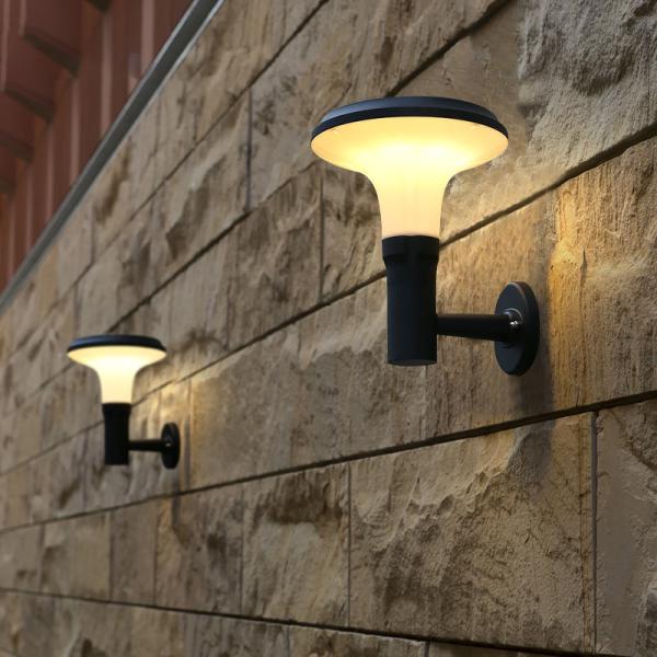 Lampe solaire murale à lumens élevés, décoration de jardin, étanche IP65, lampes solaires pour couloir, montage mural