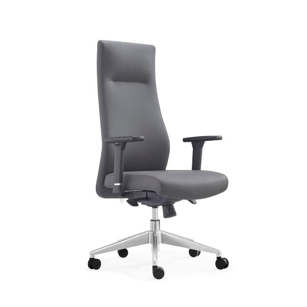 Modern 3D PU Armrest Leather Office Swivel Chair For Manager CEO