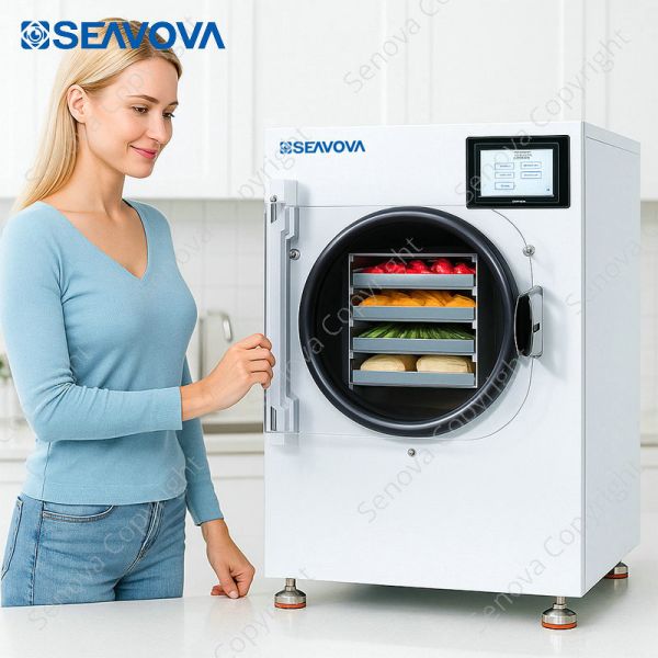 8Kg Commerial Lyophilizer Senova Biotech Home Food Freeze Dryer NovaDryer-HF600