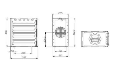 Quadro de travagem P/N. KJ0011