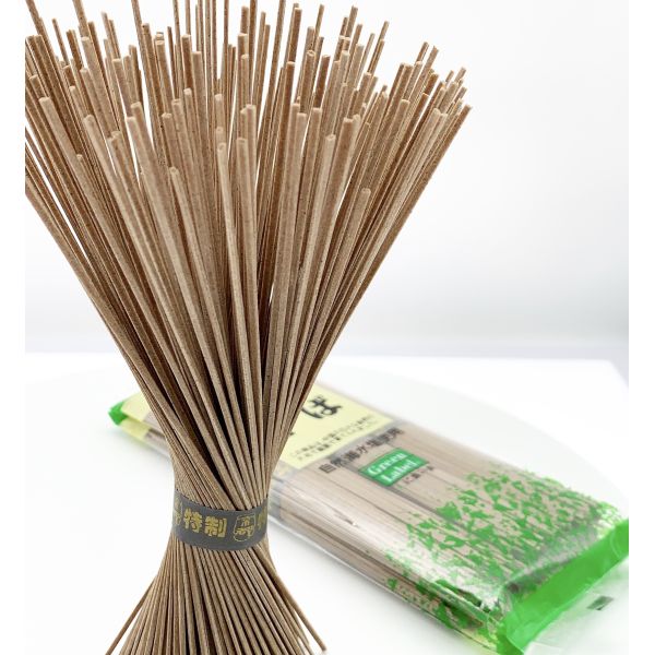 Family 500g Dark Traditional Udon Soba Noodles Natarual Buckwheat Made