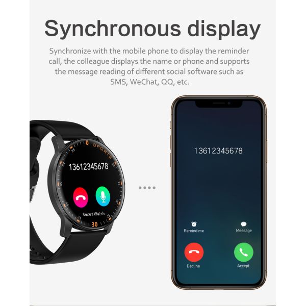 Вычисление калории 1,22 дюйма делает дозор водостойким спорта умный