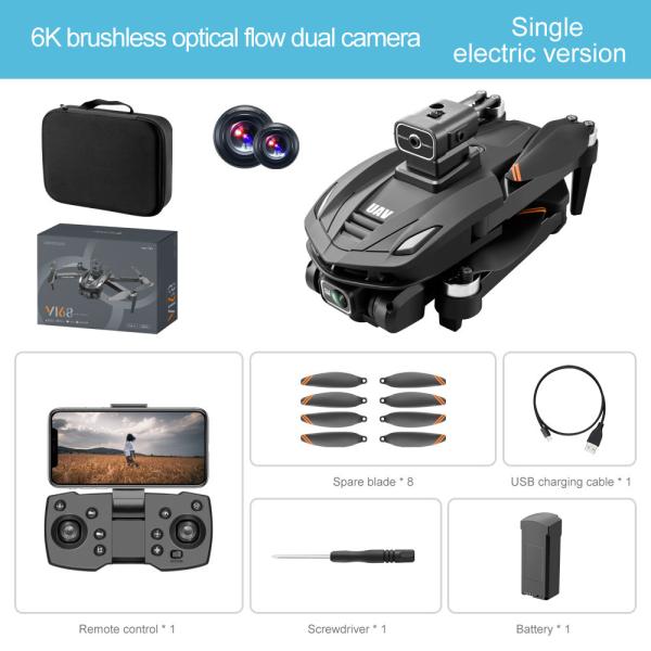 Dois eixos Gimbal Remote Control RC Drone 3000m Remote Control Drone dobrável