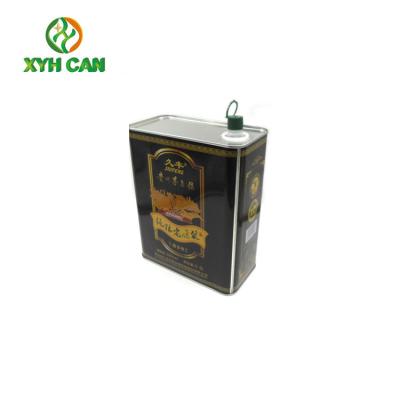 Olive Oil Tin Can do profissional com tampa 260ml da tomada - 300ml personalizou o projeto