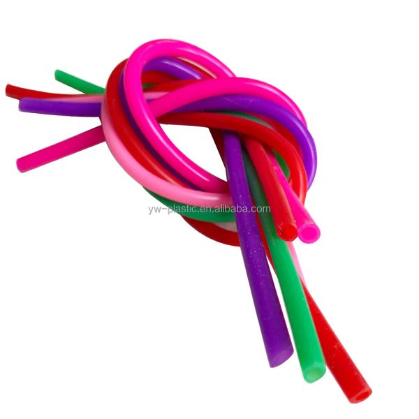 TT Plazo de pago Colores de grado médico Tubo de silicona 3mmX5mm Tubo hueco flexible suave Tubo de unión de moscas