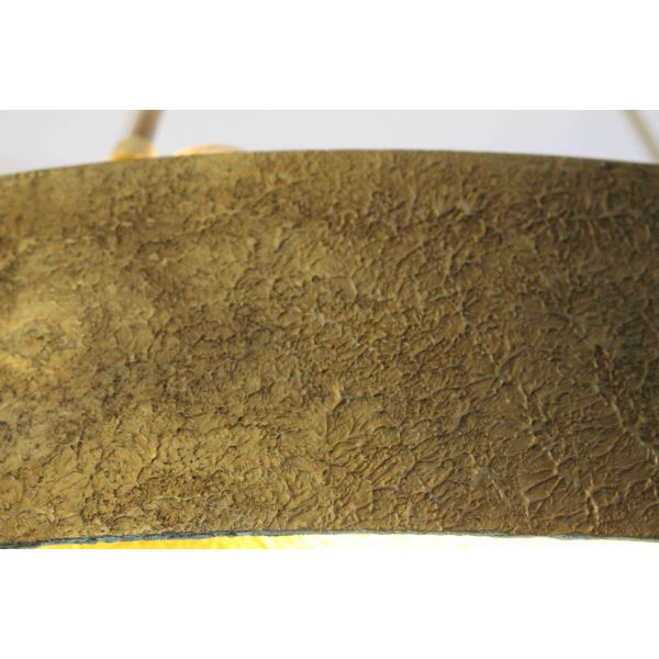 Chandelier à plafond de cristal en chrome poli