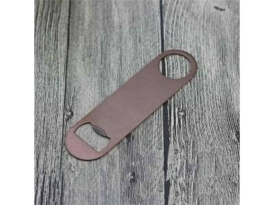Engrave Blank Copper Plating Stainless Steel Bottle Opener,Unique stainless steel bartender bar blade beer bottle opener