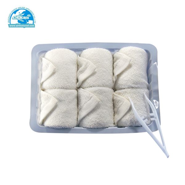 100% Cotton Plain Airline Hot Towels