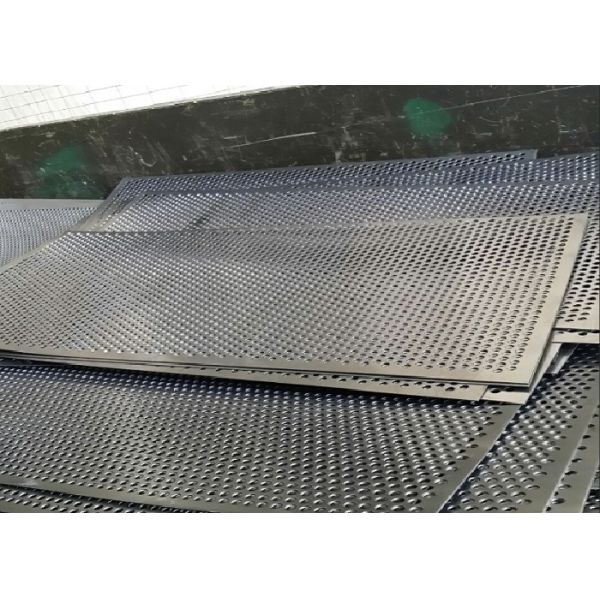 Malla de alambre perforada de alta precisión | Acero duradero, orificios de ventilación para filtración