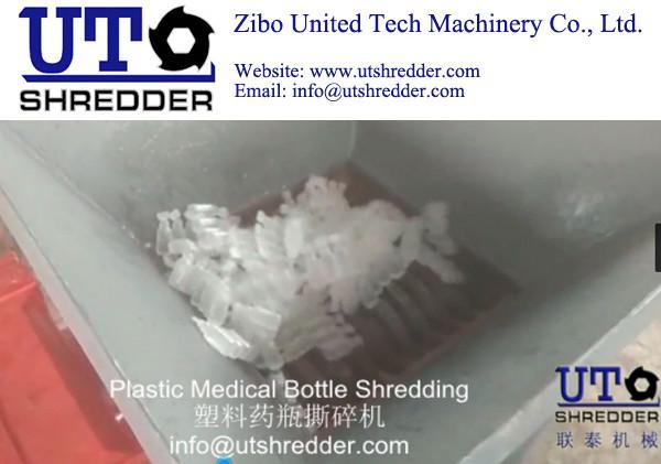 high efficiency Automatic Crushing plastic, rubber and wood Recycle Double Shaft Shredder with PLC control