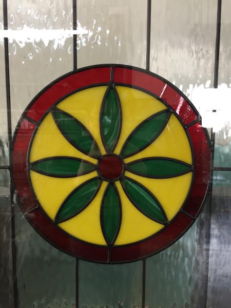 A pátina 21mm manchou vitral Leaded Windows IGCC do vintage de vidro Leaded