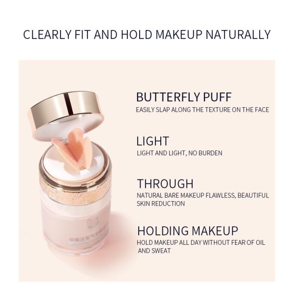 Насос давления бабочки косметик макияжа стороны сливк BB воздушной подушки Shimmer