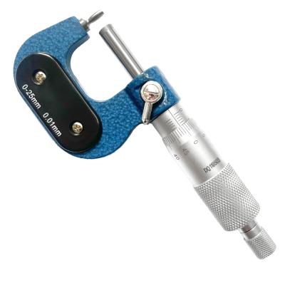 Tube Wall Thickness Micrometer with Drum-shaped Anvils