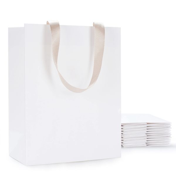 Custom Printing Enterprise Art Card Paper Bag With Handles in Folding Style for Gifts