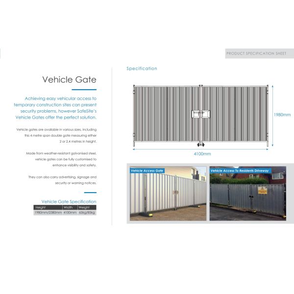 Temporary Hoarding Fence 2.0meter x 2200mm