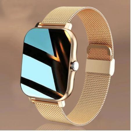 Full Touch Screen Women Men CT02 Smart Watch Square Shape 240x280 IPS