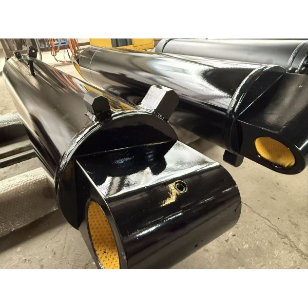 Double Acting Hard Chrome Plated Lifting Hydraulic Cylinder Large Heavy Duty 195mm