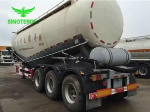 3 Axles Bulk Cement Semi Trailer 55000Liters Cement Bulker Trailer