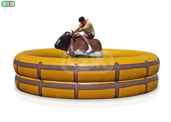 Adult And Kids Giant Inflatable Outdoor Games Mechanical Bull Ride Game