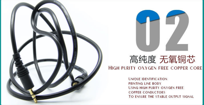 3.5mm AV RCA Audio Cable For Connecting / Transmitting Signal Among PC
