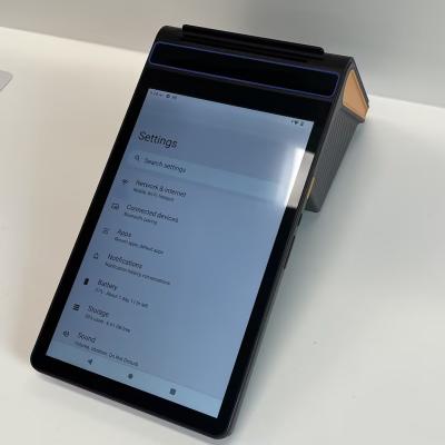 Caisse enregistreuse 4G RAM avec capacité écran tactile à cinq points et système d'exploitation Android 13.0