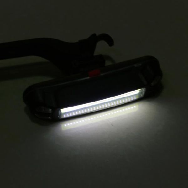 USB Rechargeable Bicycle Tail Comet LED Lamp for ABS PC Mounting Placement Seatpost