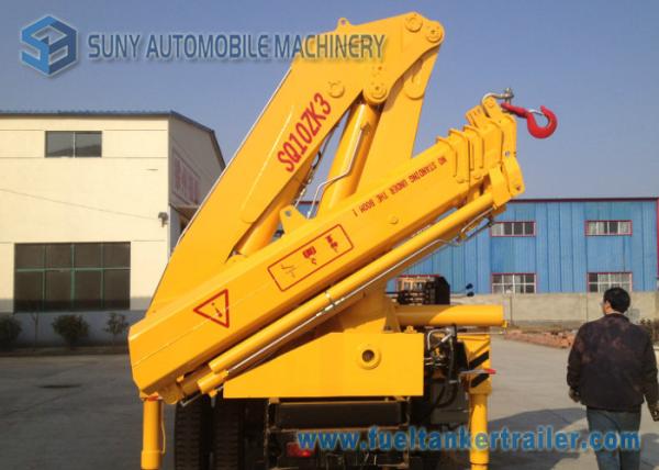 10 Ton Folding Arm Crane Mounted Truck , SQ10ZA3 Knuckle Boom Truck