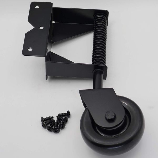 Цинковая пружина с вращающимся колесом колеса резиновые колеса для деревянных ограждений