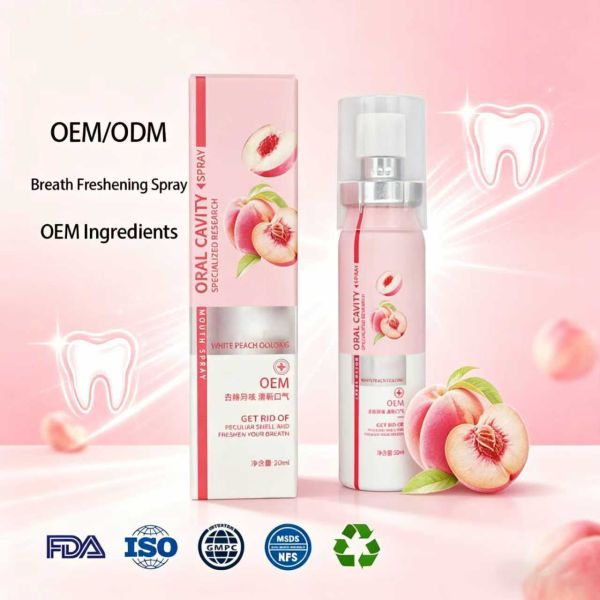 Daily Oral Care Quick Clean Deodorizing Mint Menthol Cooling Long Lasting Pocket Travel Fresh Breath Fruity 20ml Convenient