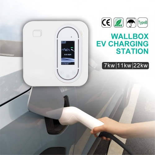 EV Charger Factory EV Charging Station Wifi App Car Charging Pile Electric Vehicle Charger Manufacturer 7kw Wallbox