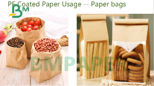 Доска вкладыша Oilproof Брауна Крафт, бумага с покрытием Rolls PE для создания программы-оболочки еды 70gsm 80gsm 90gsm