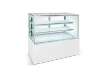 Matériel d'acier inoxydable de refroidisseur d'affichage de gâteau de magasin de pain de commande numérique de R134a pour la boulangerie