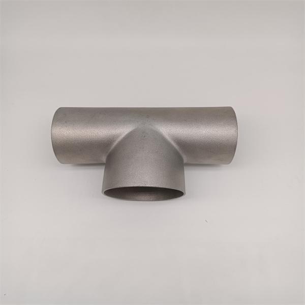 Butt-welding Equal Tee Connection Fittings Normal Clamped Silver Type Tee