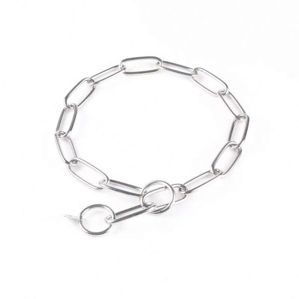 Animal Pattern Stainless Steel Dog Collar Chain for Fashionable Four-legged Friends