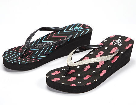 PE EVA Femmes Couignon d'été Flip Flops sandales antidérapantes Couleurs personnalisées