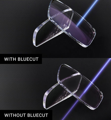 1.60 Index Anti Glare Anti Blue Lens Blank , HMC Clear Blue Blocker Lens Blanks