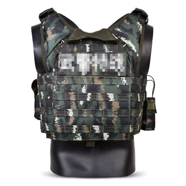 Sample Military Tactical Bulletproof Vest Snap Button Closure For Comfortable Wear