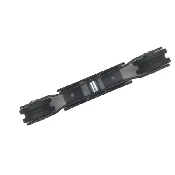 Carretillas Adjustable Steel Sliding Door Wheels Black Painting Housing Steel Door Wheel Window Roller Wheel for Mexico Market
