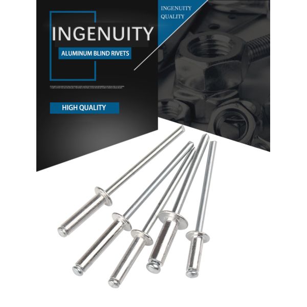 Sliver Car Maintenance Accessories Self Plugging Open End waterproof rivets aluminum