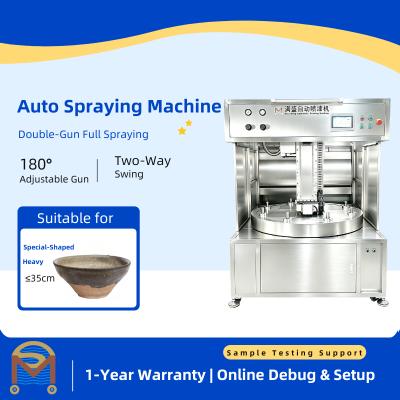Automatic Spray Painting Machine, Coating Equipment for Ceramic Bowl Surface Spraying