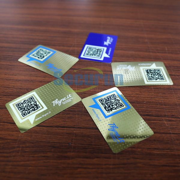 Rectangle Brushed Photoluminescent Signage Stainless Steel