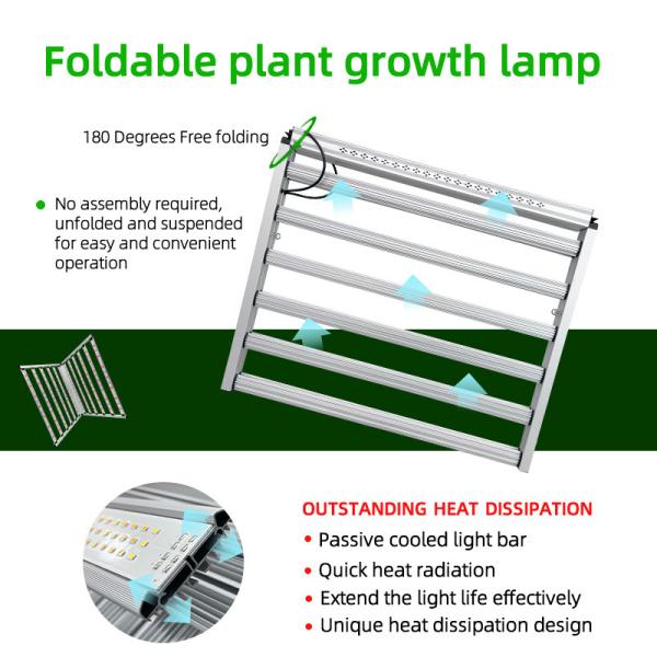 Lâmpada de planta de alumínio de espectro completo 1200W LED Luzes de crescimento para plantas luzes de crescimento elegantes para plantas de interior