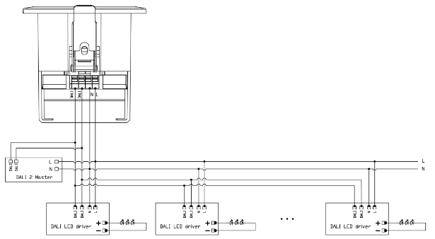 24 ГГц Lifebeing сенсор DALI2 совместимые датчики присутствия для умного офиса